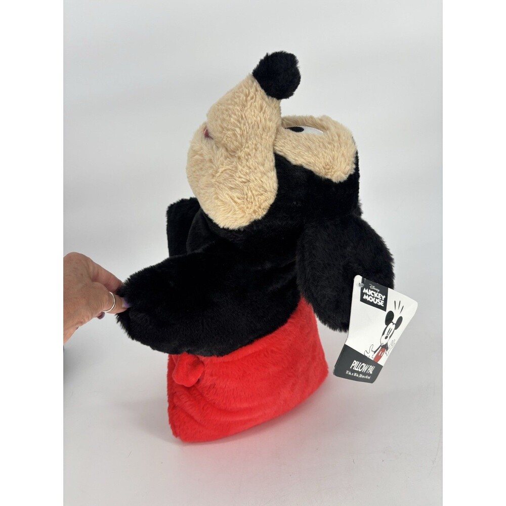 Disney Mickey Mouse Pillow Pal Plush Folding Travel Pillow 11x18 NWT Jay Franco